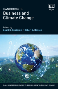表紙画像: Handbook of Business and Climate Change 1st edition 9781839102998