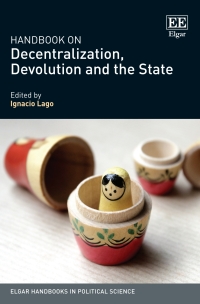 Cover image: Handbook on Decentralization, Devolution and the State 1st edition 9781839103278