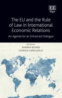 Imagen de portada: The EU and the Rule of Law in International Economic Relations 1st edition 9781839103346