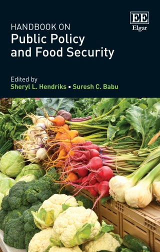 表紙画像: Handbook on Public Policy and Food Security 1st edition 9781839105432