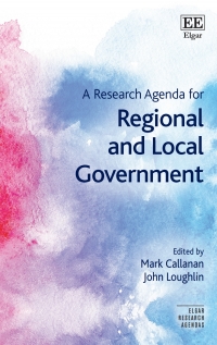Imagen de portada: A Research Agenda for Regional and Local Government 1st edition 9781839106637