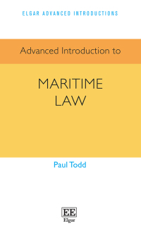 Cover image: Advanced Introduction to Maritime Law 1st edition 9781839107023