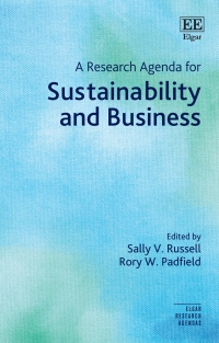 Imagen de portada: A Research Agenda for Sustainability and Business 1st edition 9781839107702