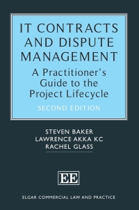 Cover image: IT Contracts and Dispute Management 1st edition 9781839107955