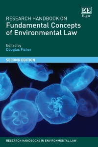 Imagen de portada: Research Handbook on Fundamental Concepts of Environmental Law 2nd edition 9781839108310