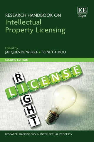 表紙画像: Research Handbook on Intellectual Property Licensing 2nd edition 9781839108730