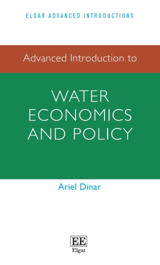 Cover image: Advanced Introduction to Water Economics and Policy 1st edition 9781839109607