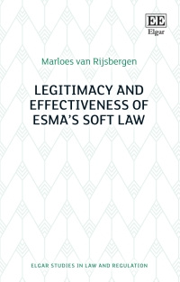 Titelbild: Legitimacy and Effectiveness of ESMA’s Soft Law 1st edition 9781839109706