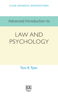 表紙画像: Advanced Introduction to Law and Psychology 1st edition 9781839109744