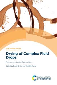 Cover image: Drying of Complex Fluid Drops 1st edition 9781788017909