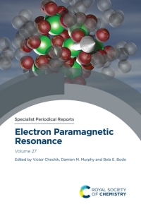 Imagen de portada: Electron Paramagnetic Resonance 1st edition 9781839161711
