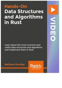Imagen de portada: Hands-On Data Structures and Algorithms in Rust 1st edition 9781839211942