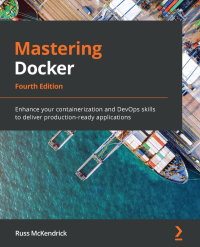 Imagen de portada: Mastering Docker 4th edition 9781839216572