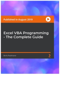 表紙画像: Excel VBA Programming - The Complete Guide 1st edition 9781839214240