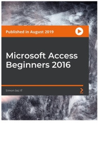 Imagen de portada: Microsoft Access Beginners 2016 1st edition 9781839215469