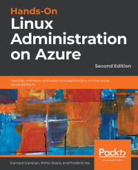 Cover image: Hands-On Linux Administration on Azure 2nd edition 9781839215520