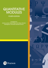 صورة الغلاف: Quantitative Modules (Custom eBook) 1st edition 9781839615924