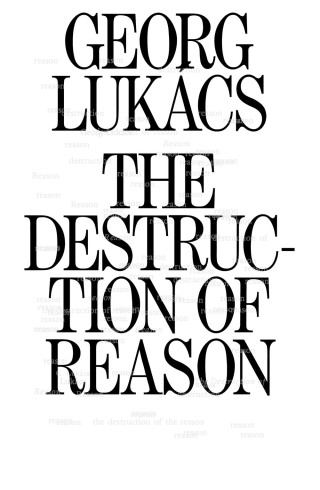 Cover image: The Destruction of Reason 9781839761843