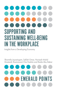 Cover image: Supporting and Sustaining Well-Being in the Workplace 9781839826955