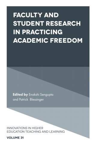 Imagen de portada: Faculty and Student Research in Practicing Academic Freedom 9781839827013