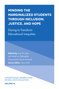 Omslagafbeelding: Minding the Marginalized Students Through Inclusion, Justice, and Hope 9781839827952
