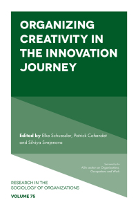 Cover image: Organizing Creativity in the Innovation Journey 9781839828751