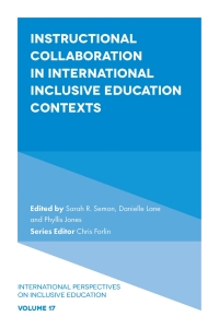 Imagen de portada: Instructional Collaboration in International Inclusive Education Contexts 9781839829994