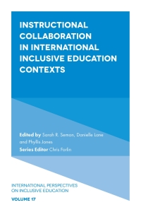 Titelbild: Instructional Collaboration in International Inclusive Education Contexts 9781839829994