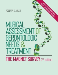 Cover image: Musical Assessment of Gerontologic Needs and Treatment - The MAGNET Survey 9781839970573