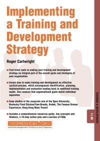 صورة الغلاف: Implementing a Training and Development Strategy 1st edition 9781841124490