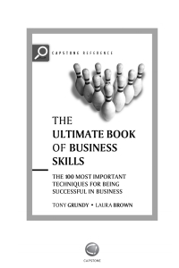 Cover image: The Ultimate Book of Business Skills 1st edition 9780470335765