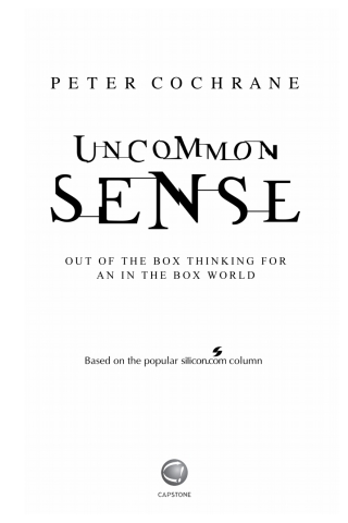 Cover image: Uncommon Sense 1st edition 9781841124773