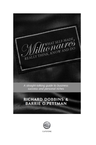 Cover image: What Self-Made Millionaires Really Think, Know and Do 1st edition 9781841126807