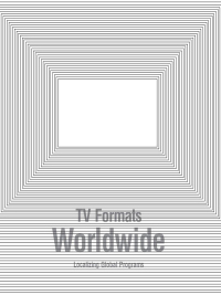 Cover image: TV Formats Worldwide 1st edition 9781841503066