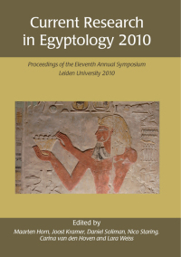 Cover image: Current Research in Egyptology 2010 9781842174296