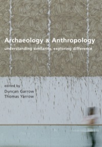 Cover image: Archaeology and Anthropology 9781842173879