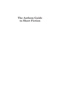 Cover image: The Anthem Guide to Short Fiction 1st edition 9780857287694
