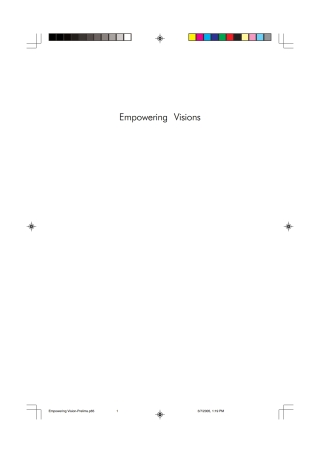 Cover image: Empowering Visions 1st edition 9781843311348