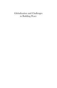 صورة الغلاف: Globalization and Challenges to Building Peace 1st edition 9781843312871