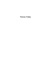 Cover image: Taiwan Today 1st edition