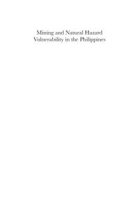 Titelbild: Mining and Natural Hazard Vulnerability in the Philippines 1st edition 9780857287762