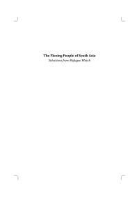 Imagen de portada: The Fleeing People of South Asia 1st edition