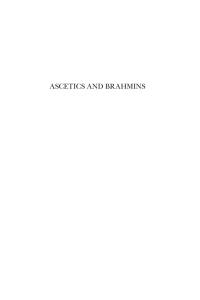 Imagen de portada: Ascetics and Brahmins 1st edition 9780857284327