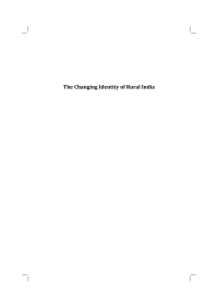 Titelbild: The Changing Identity of Rural India 1st edition