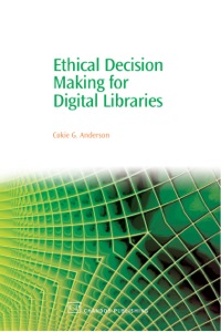 Titelbild: Ethical Decision Making for Digital Libraries 9781843341956