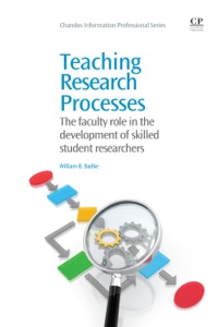 Immagine di copertina: Teaching Research Processes: The Faculty Role in the Development of Skilled Student Researchers 9781843346746