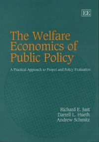 Cover image: The Welfare Economics of Public Policy 9781843766889