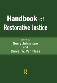 Cover image: Handbook of Restorative Justice 9781843921516