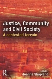 Cover image: Justice, Community and Civil Society 9781843922322