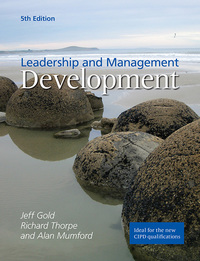 Cover image: Leadership and Management Development 5th edition 9781843982449